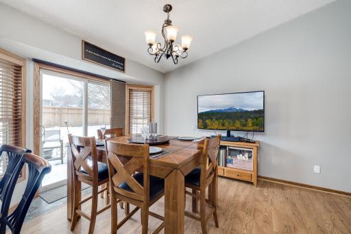 Photo for 8251 169th Street W, Lakeville, MN 55044 - Listing #6307744 Spacious dining room with a sliding door to the patio.
