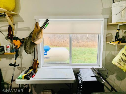 Clean your catch/game right inside the heated garage