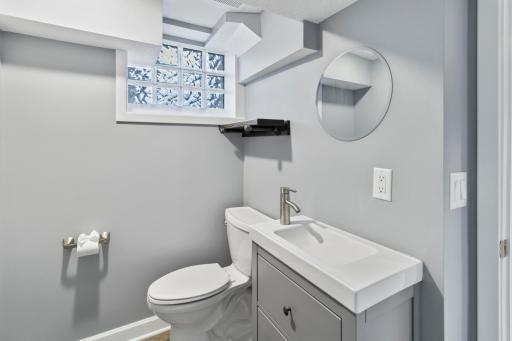 Half bathroom - basement