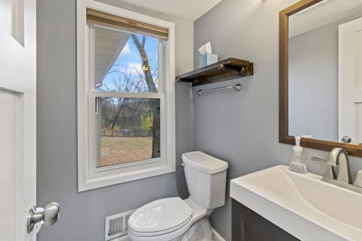 Guest bathroom - main level