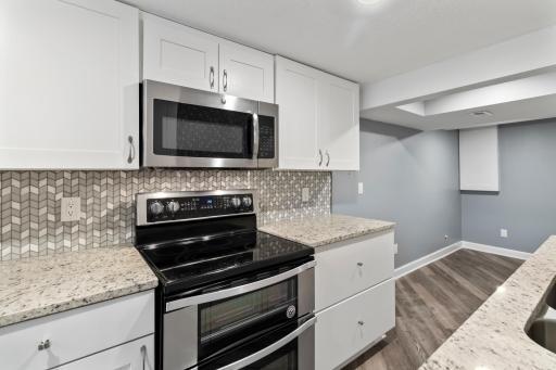 Second Kitchen with new appliances - basement