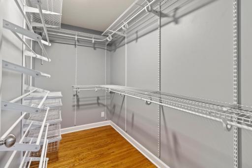 Owner's suite walk-in closet