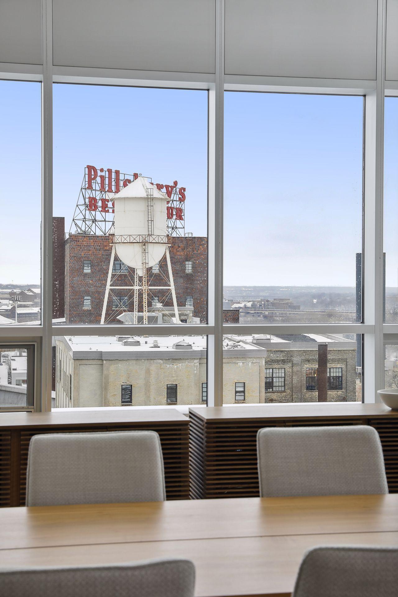Dining room views to the East.