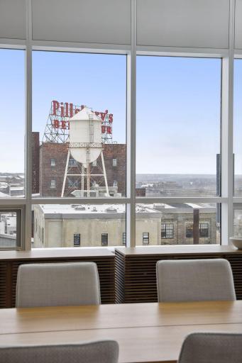 Dining room views to the East.