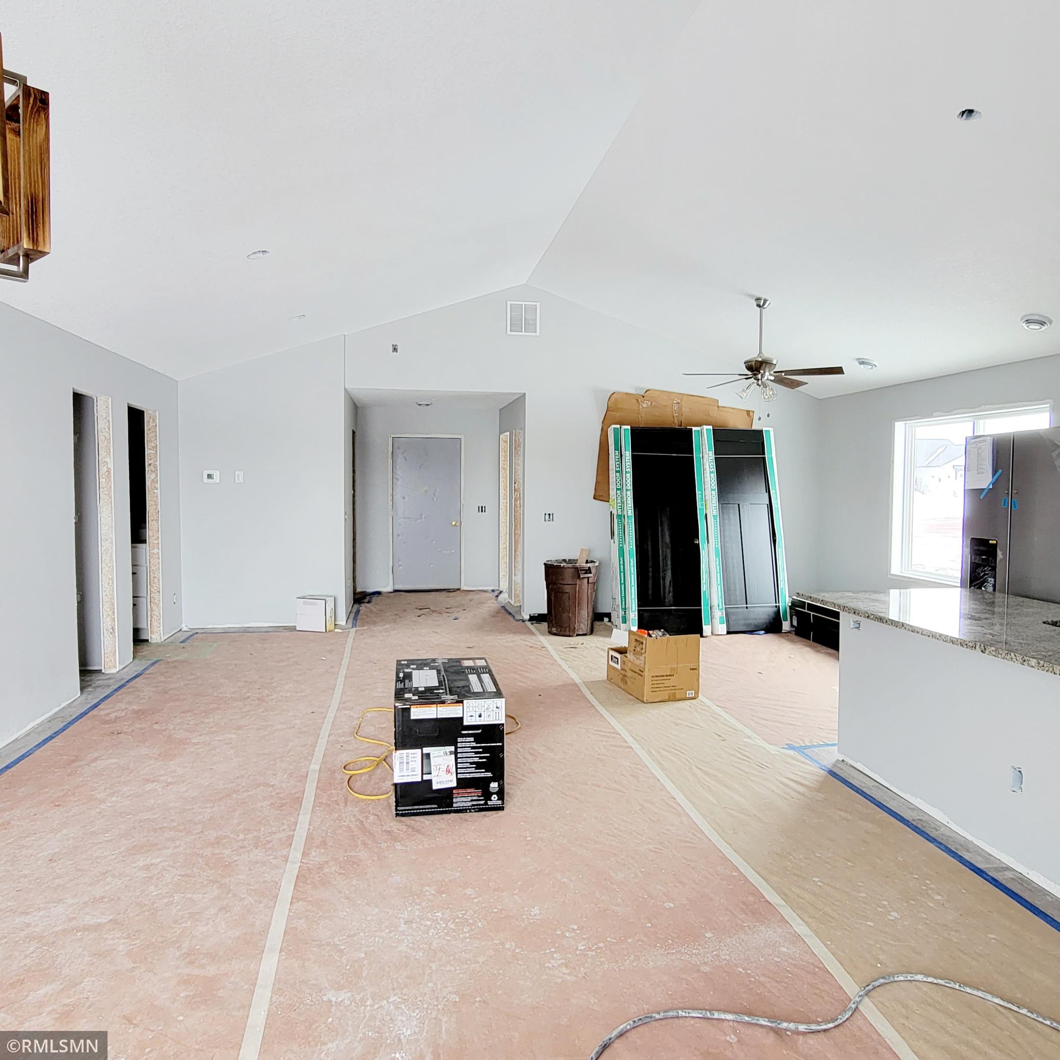 View from dining area