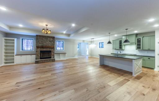 Open concept floor plan, perfect for spending time with family and friends