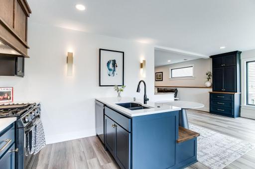 Full 2nd Kitchen Lower Level with easy access to Decks and Beach/Lake for outdoor entertaining