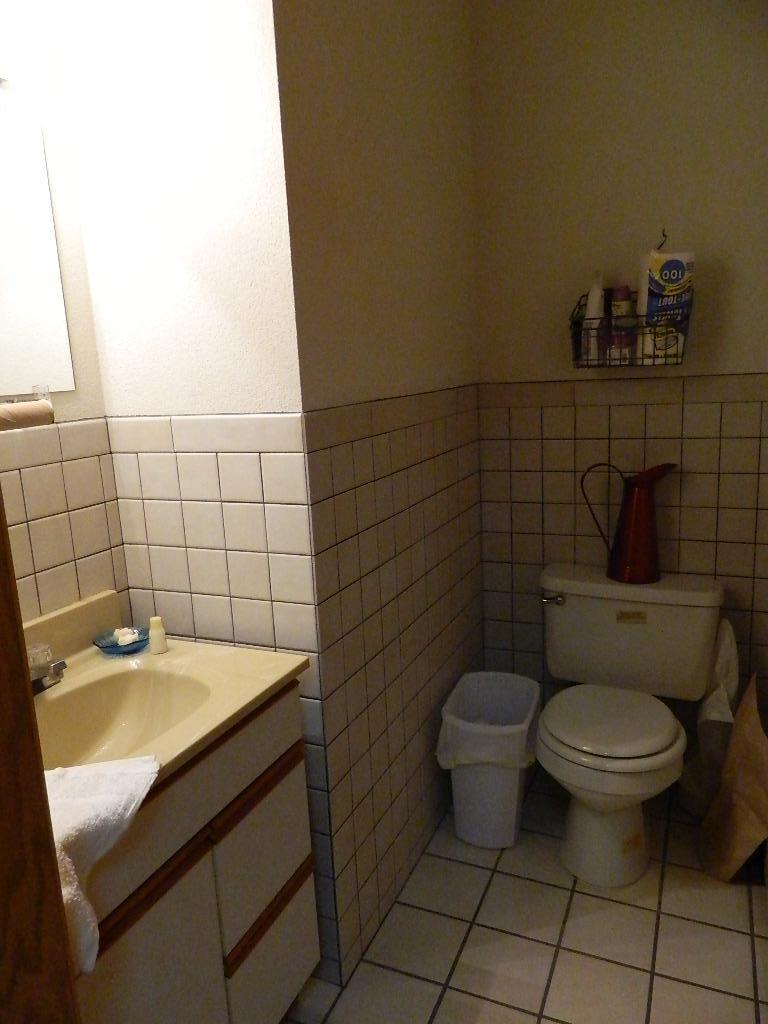 shared 1/2 bath for units #1 & 2