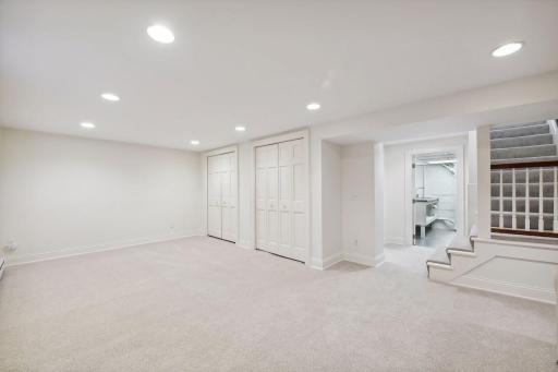 Enormous section of the lower level can be furnished as you like