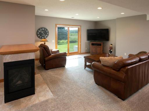 Walkout lower level offers you a Family Room area...