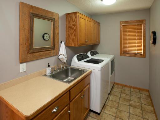 Main floor Laundry Room, washer & dryer included