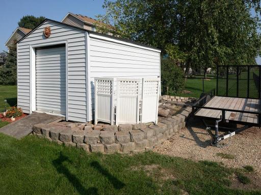 14 x 10 Utility Shed off in the northeast corner of the yard