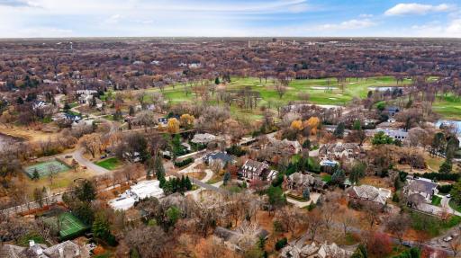 Neighborhood is full of substantial homes on substantial lots