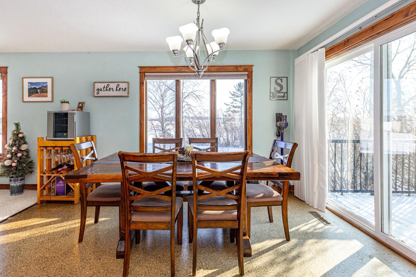 New patio door of dining