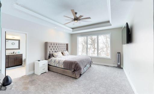 Primary Bedroom w/ Private Backyard Views