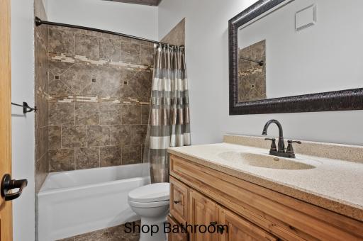Upper Level Bathroom of Shop's Guest Quarters