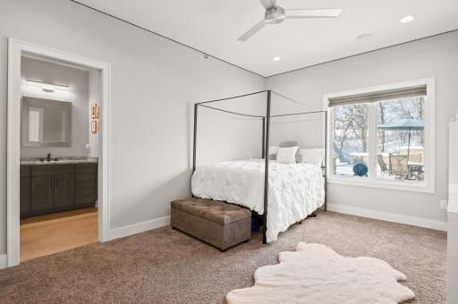 Bedroom 2 in Lower Level w/ Personal Vanity