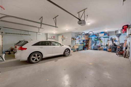 A nearly 1000 square foot heated garage. You will appreciate the 18x18 additional storage area.