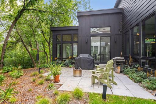 Just off the dining room is a spacious patio. Roast S'mores by a campfire while you soak in the magical setting.