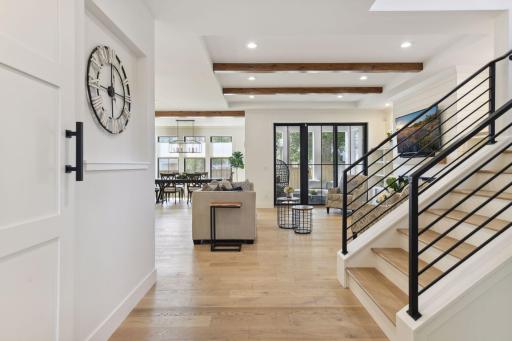 Open floor plan is great for modern lifestyle and entertaining.