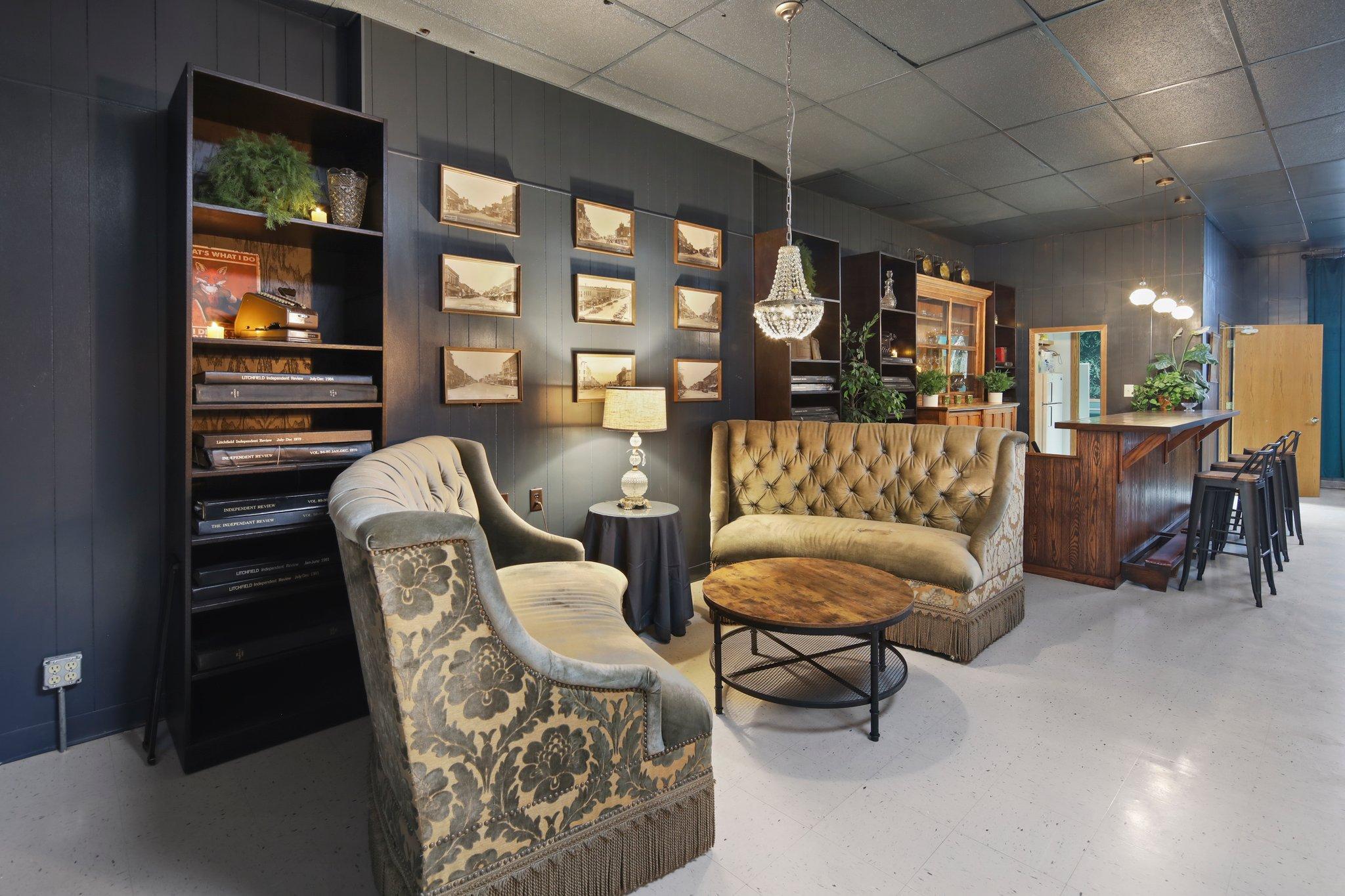 Lounge space in back available as "Common Area" to tenants