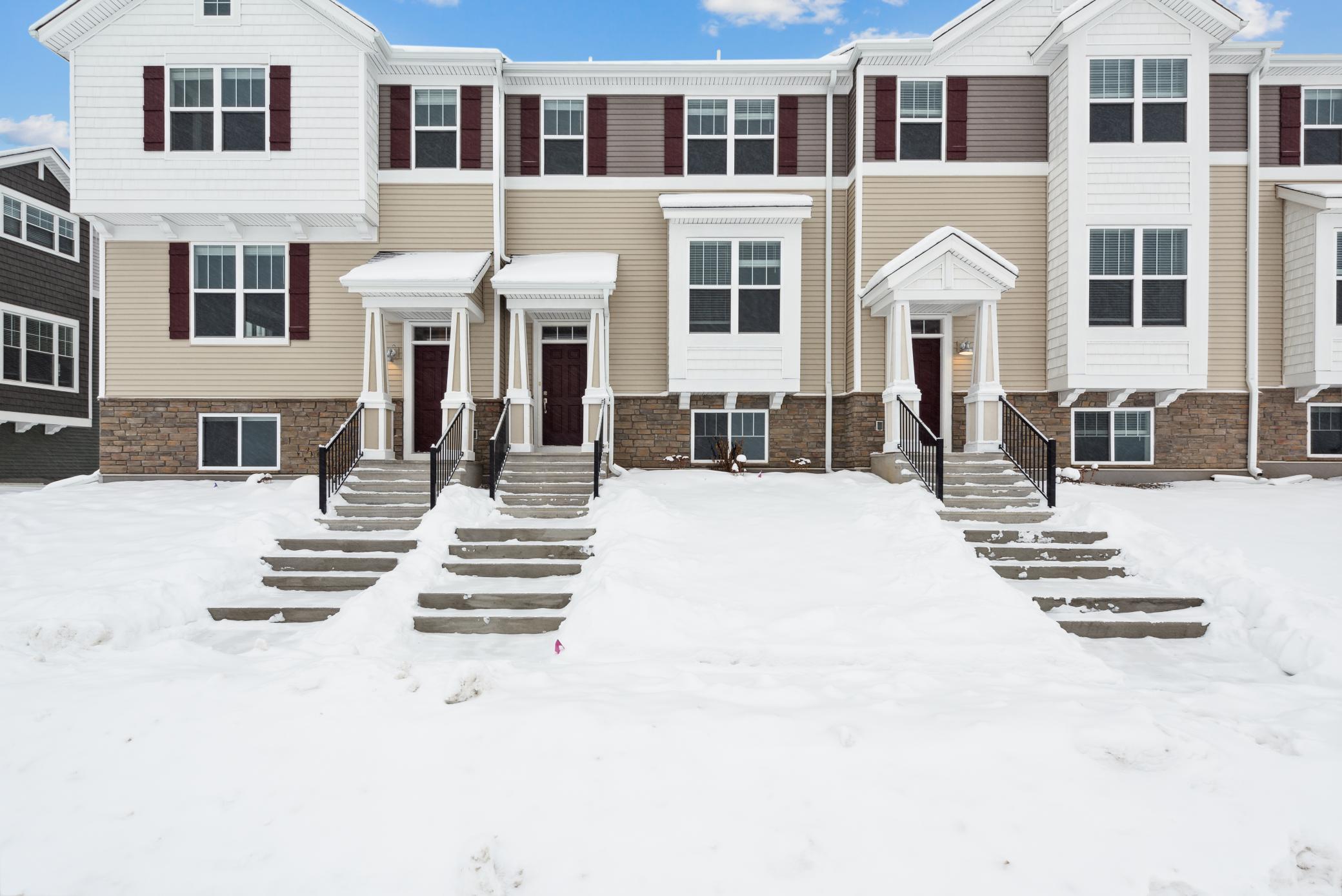 New Construction 4 bedroom townhome available in Oakdale! Photos are not of actual home. Actual home will be similar. Some colors and features may vary.