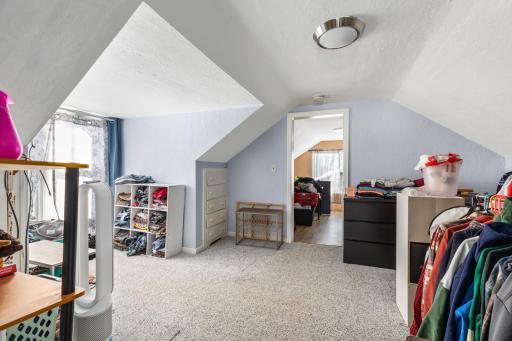 Upstairs living room area or bedroom space