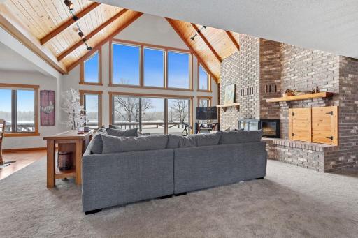 Breathtaking views from every window in this 2 story Chalet style home!