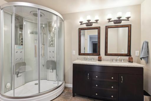 Lower level full bathroom recently updated.