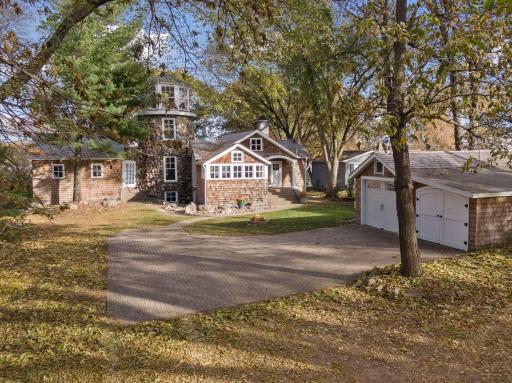 Tucked into a north woods setting