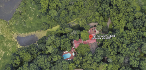 Property bird's eye view - Home torn down
