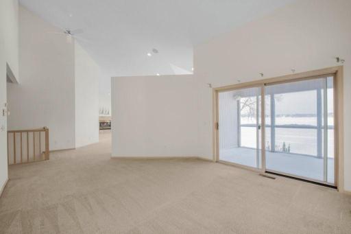 Another view of the flex room behind kitchen on main level