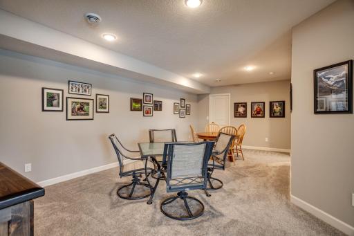This versatile space could be used for whatever you have in mind....game tables, playroom, hobbies, or whatever your heart desires.