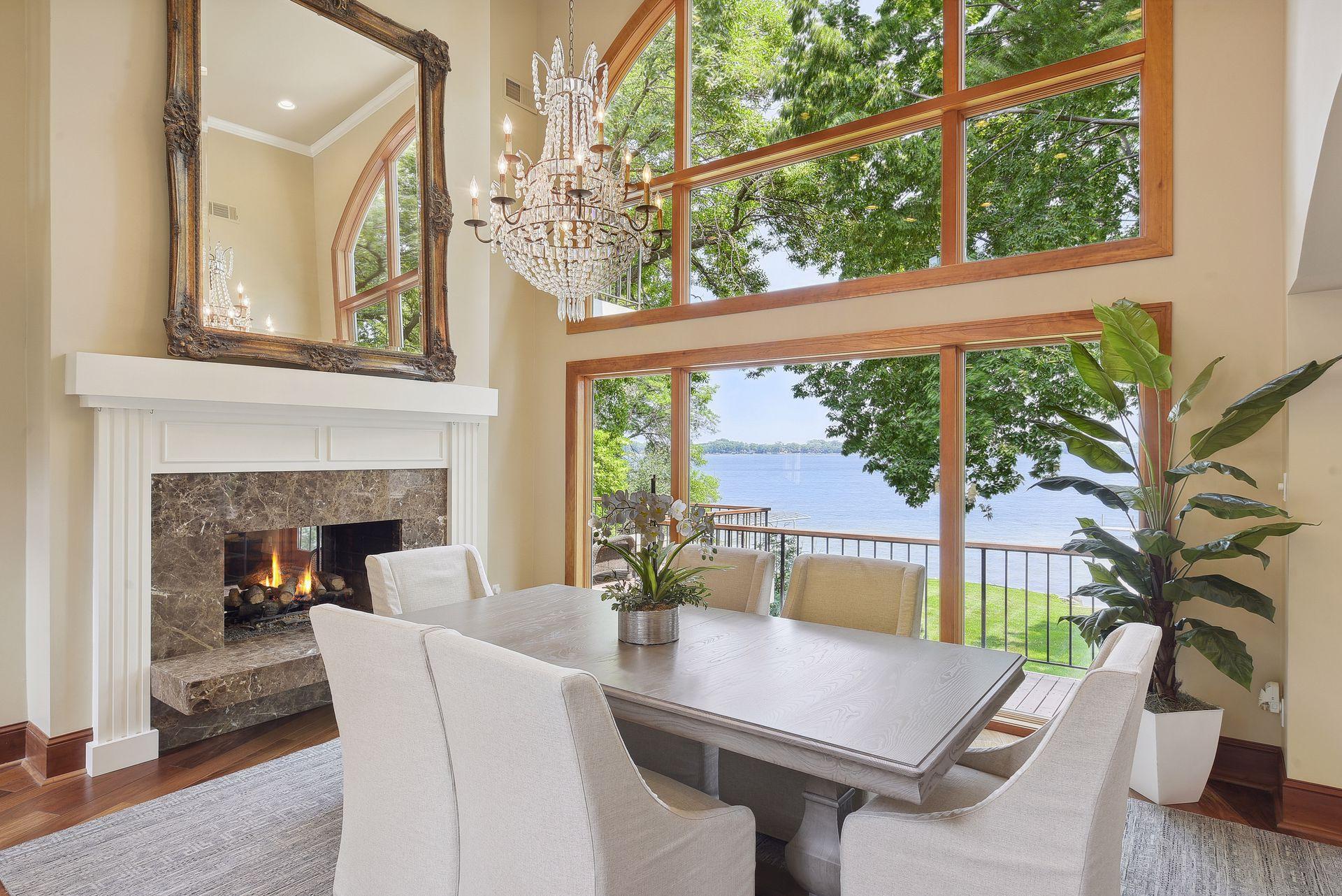 Grand 2 story Dining Room