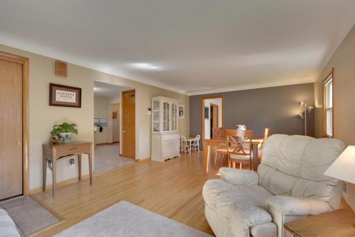 Entry from livingroom to kitchen or office/bedroom