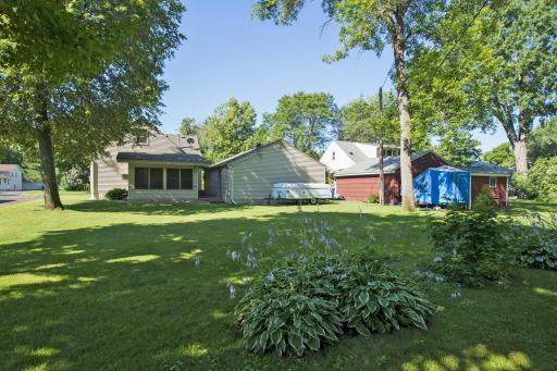 Yard space for gardening, games or gatherings