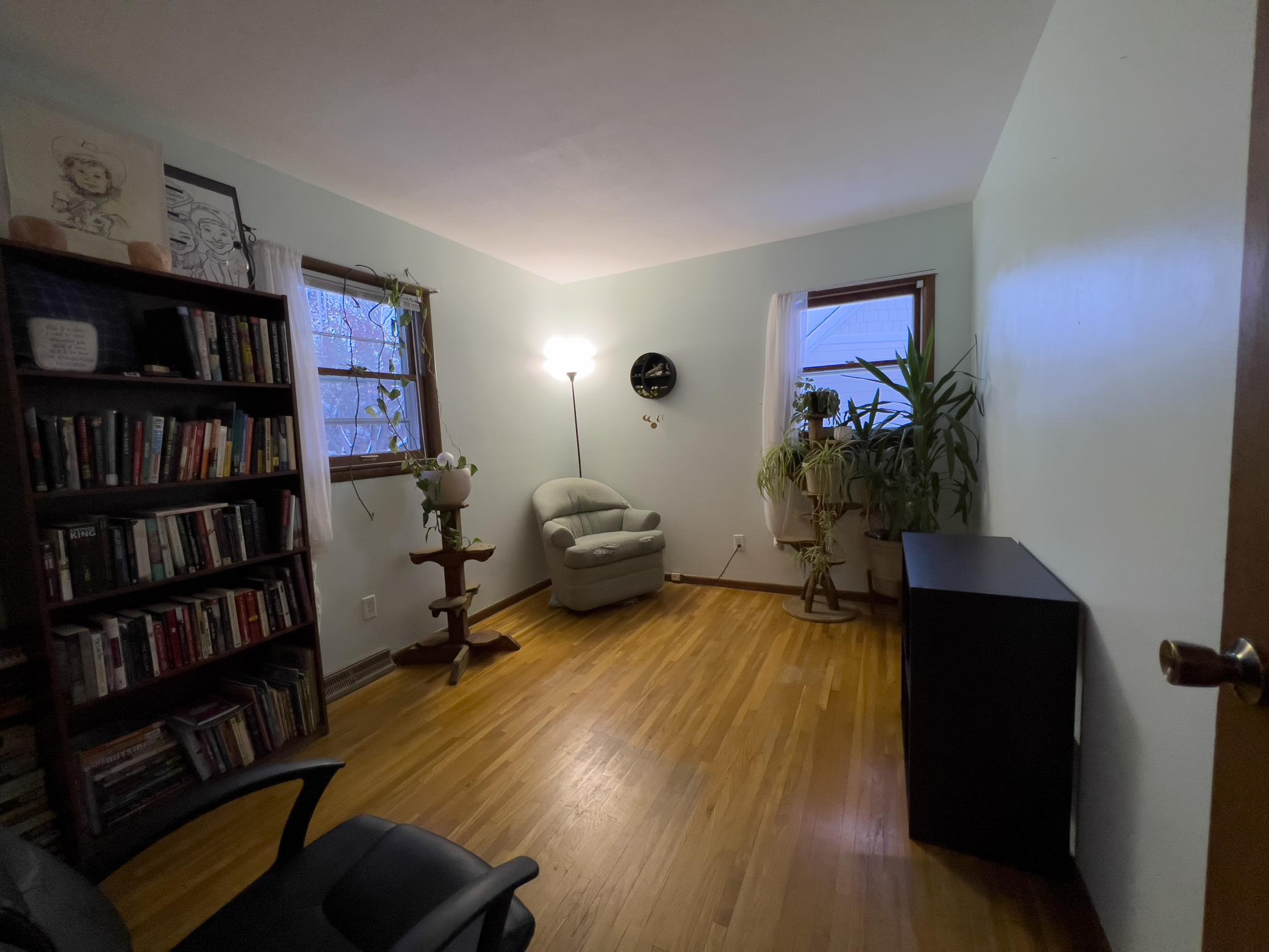 Bedroom #3, currently used as office.