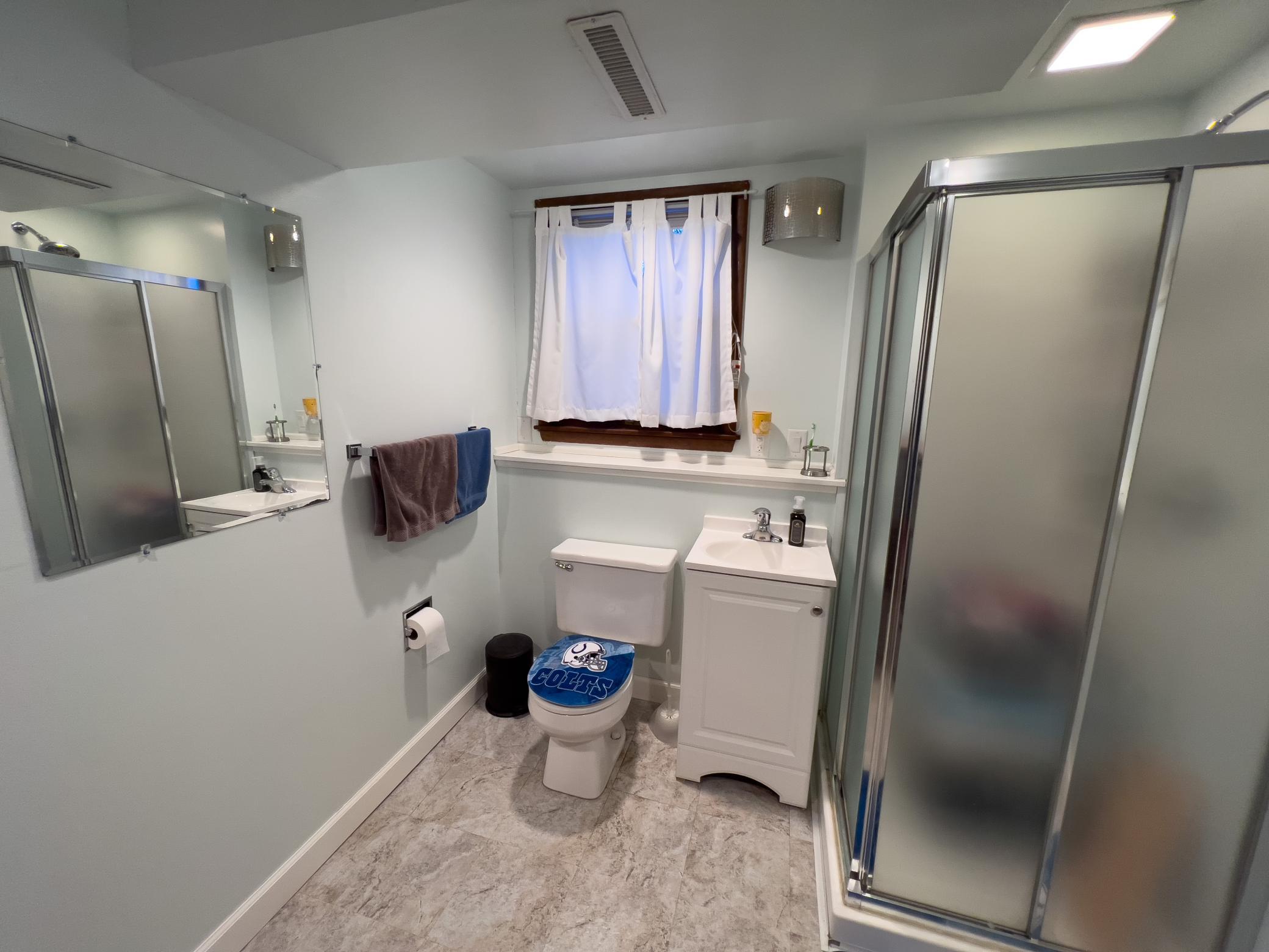 Another look at the 3/4 bath in Lower-Level.