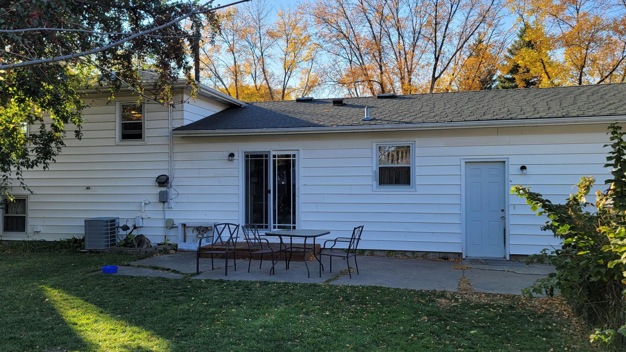 Everyone wants the snow to be gone. Here is a picture of the patio without all the snow!