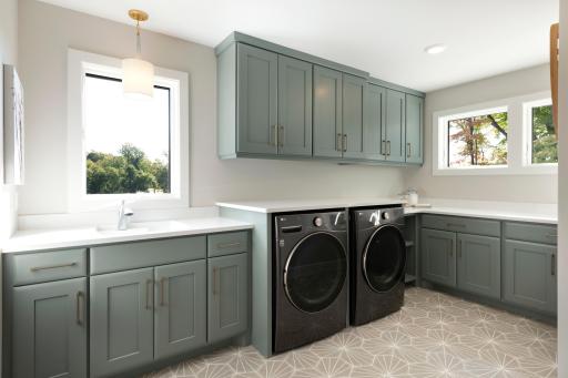 Laundry Room connects with the Primary Bedroom Closet...Brilliant!!