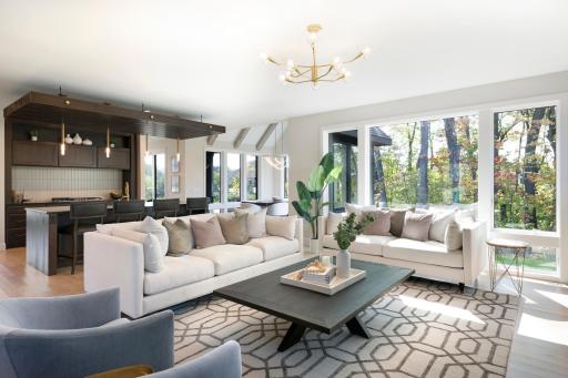 Open Floor Plan & 9ft Ceilings Allow for Plenty of Light