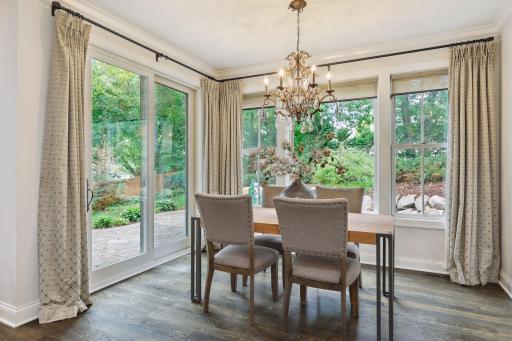 This home is an entertainer's dream! The glass door provides seamless indoor-outdoor flow.