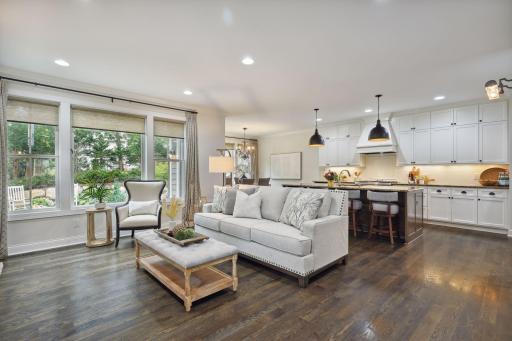 This property offers an open flow main level and walkout access from the great room to the backyard and patio.