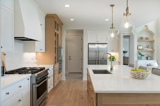 McDonald's in-house design team makes sure walkways around the entire home, especially in the kitchen, are extra-wide