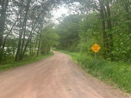 Dead end road takes you to your own private lot.
