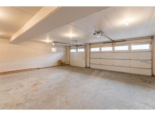 3 car insulated, sheetrocked & heated garage