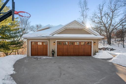 Great flat driveway for a game of basketball