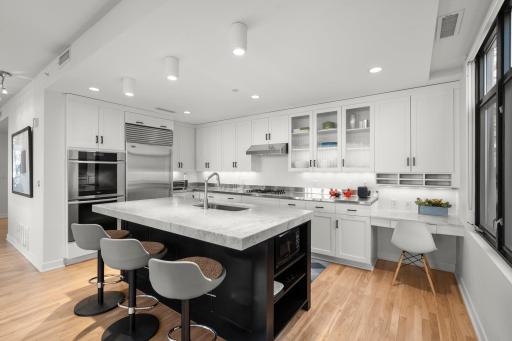 Incredible refreshed kitchen perfect for entertaining and the home chef at 301 Kenwood, The Townhouse