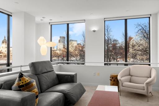 Family loft with skyline views at 301 Kenwood, The Townhouse
