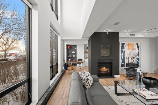Expansive open floorplan at 301 Kenwood, The Townhouse
